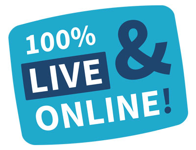 100% Live und Online